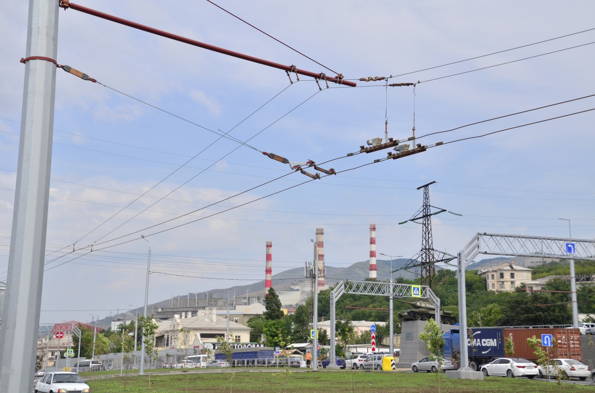 Novorossiysk — Building & widening of traffic area of the Sukhumskoye highway