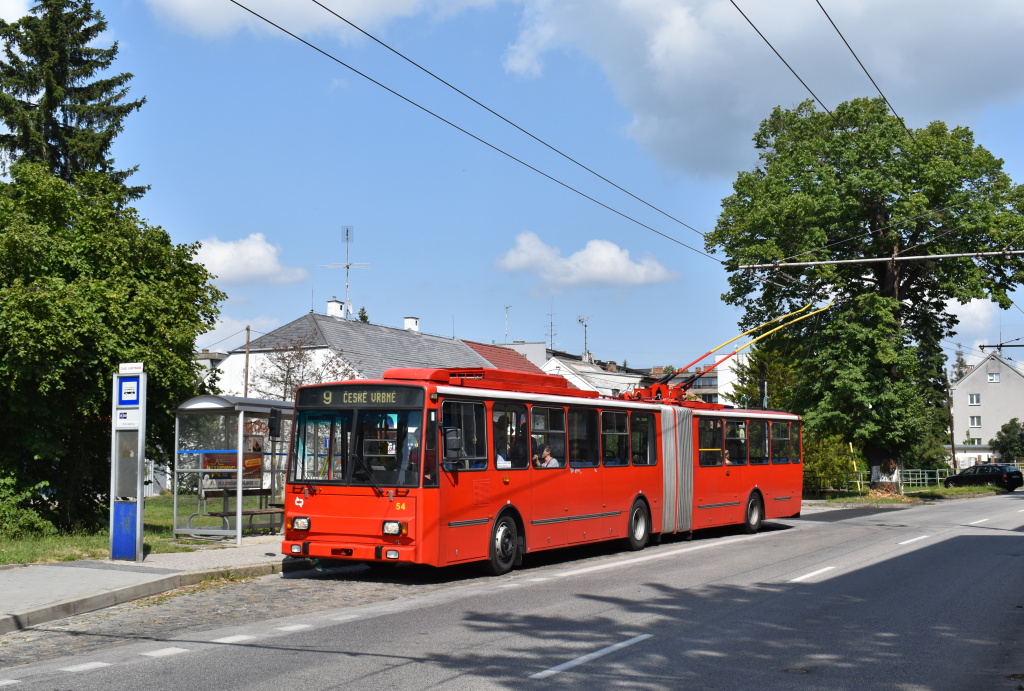Ческе-Будеёвице, Škoda 15Tr13/7M № 54