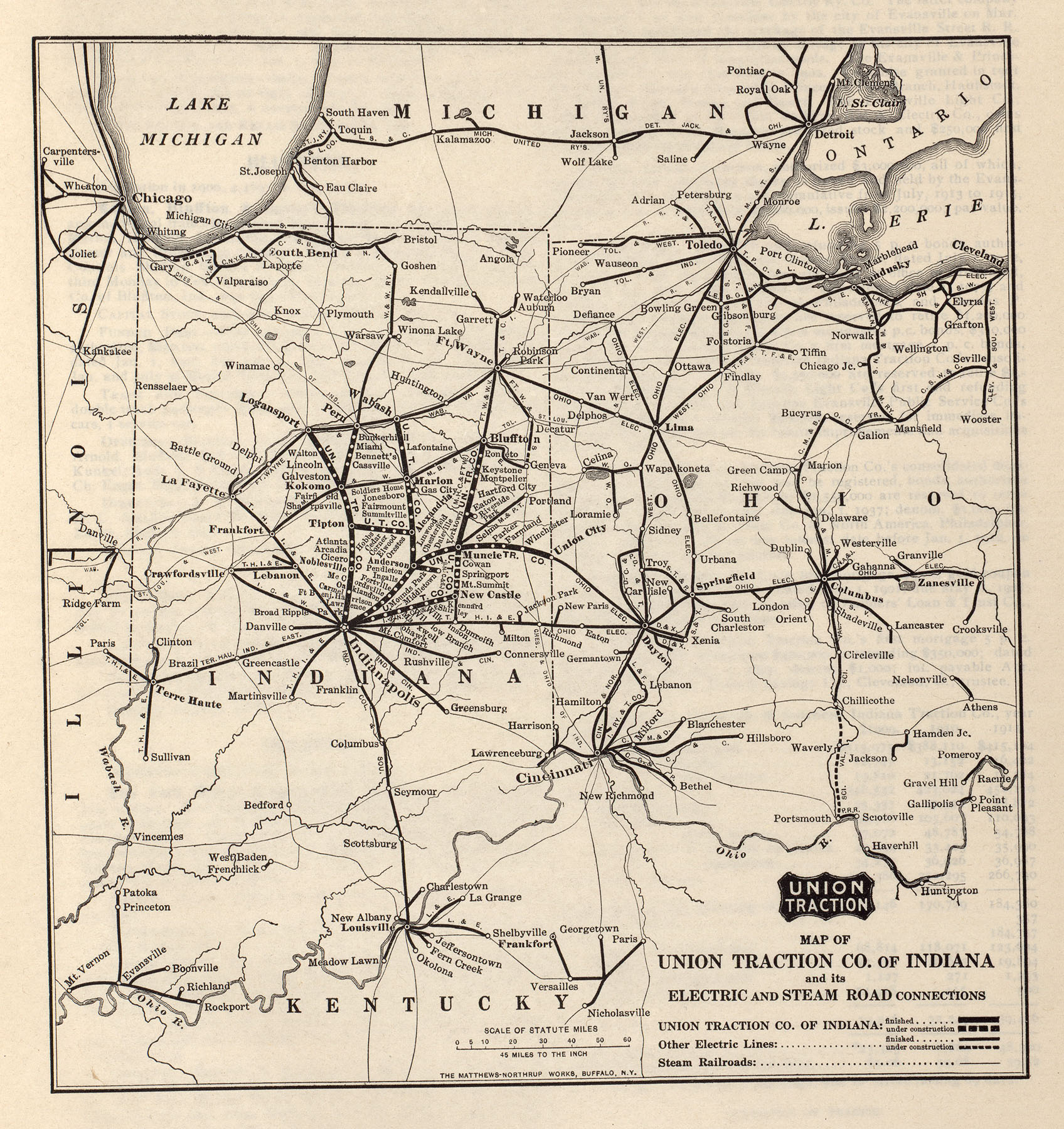 底特律 — Maps; 路易維爾 — Maps; Toledo — Maps; Evansville — Maps; South Bend — Maps; Gary — Maps; Interstate Public Service — Maps; Pomeroy — Maps; 代頓 — Maps and Plans; 芝加哥 — Maps and Plans; 克里夫兰 — Maps and Plans; 辛辛那提 — Maps and Plans; Columbus, OH — Maps and Plans; 印第安納波利斯 — Maps and Plans; Lake Shore Electric — Maps and Plans; Cleveland & Southwestern — Maps and Plans; Union Traction of Indiana — Maps and Plans