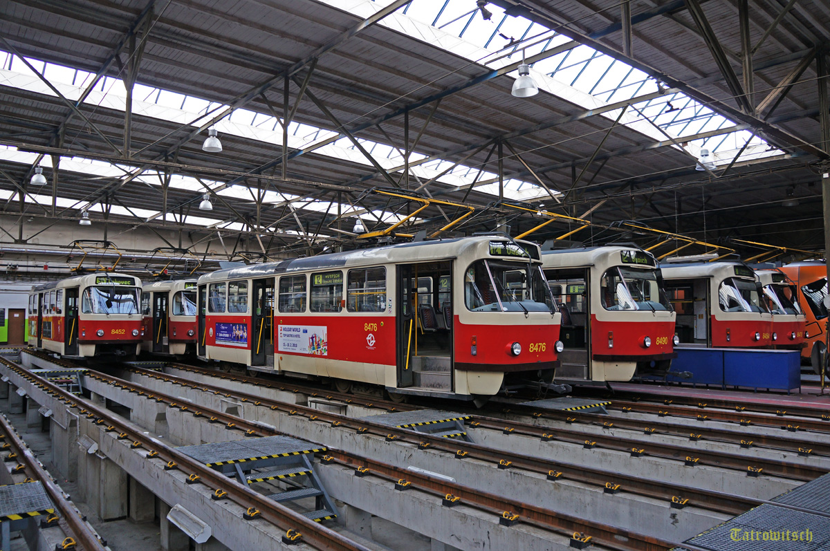 Прага — Трамвайные депо