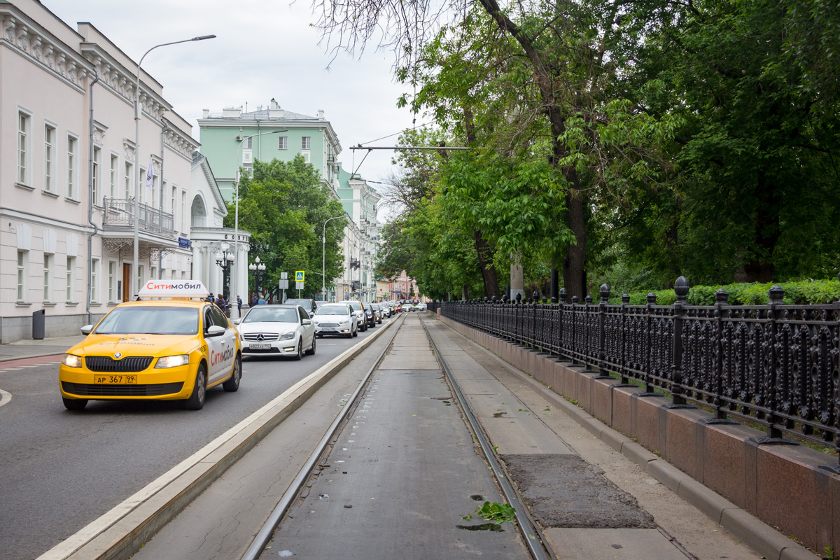 Москва — Трамвайные линии: ЦАО