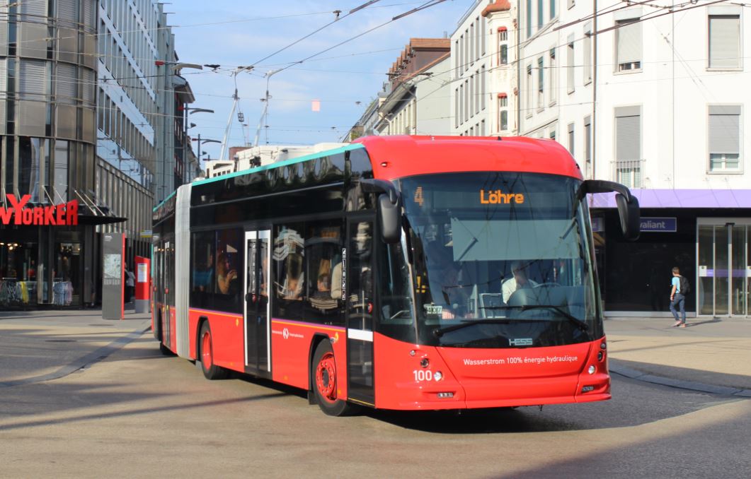 Biel, Hess SwissTrolley 5 Nr. 100