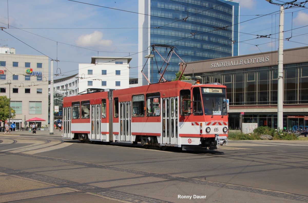 Котбус, Tatra KT4D № 65; Котбус — Юбилей: 40 лет трамвайным вагонам Татра КТ4Д в Котбусе (20.07.2019)