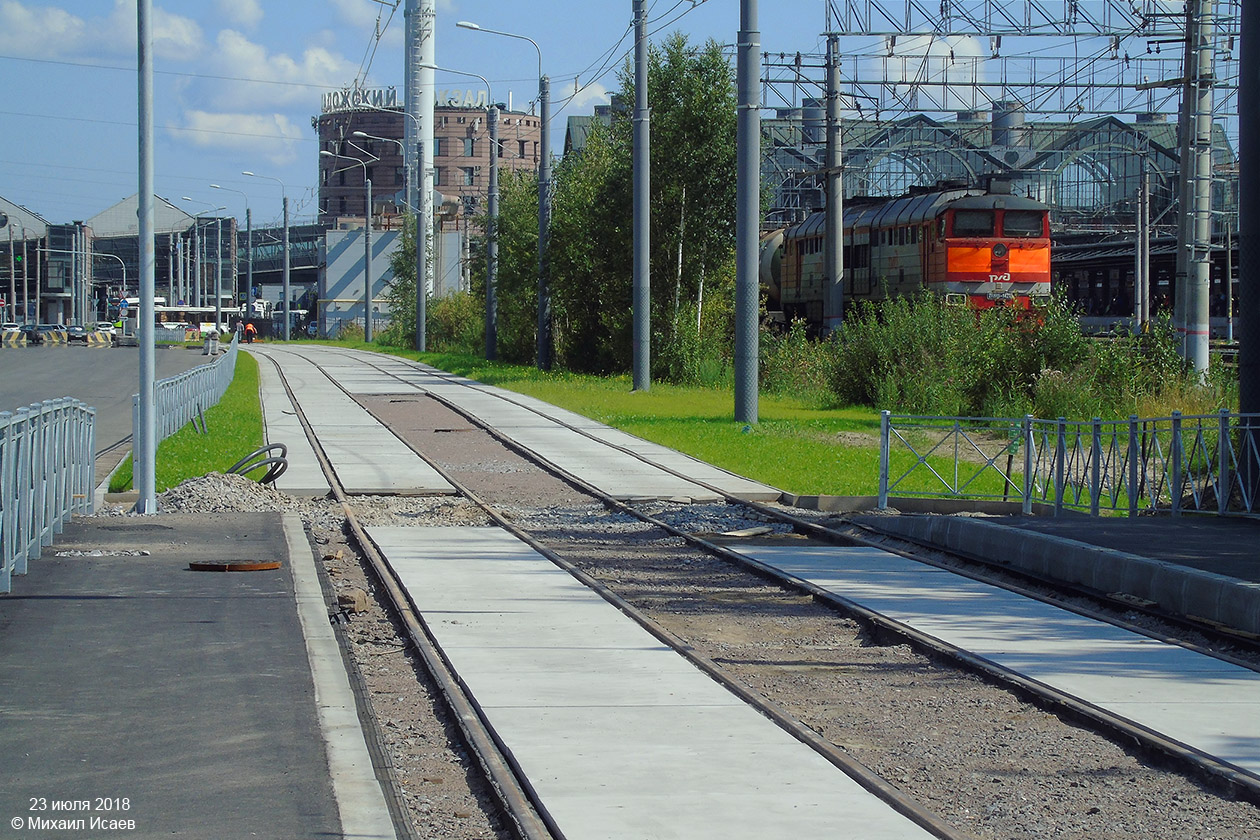 Saint-Petersburg — Tram lines construction