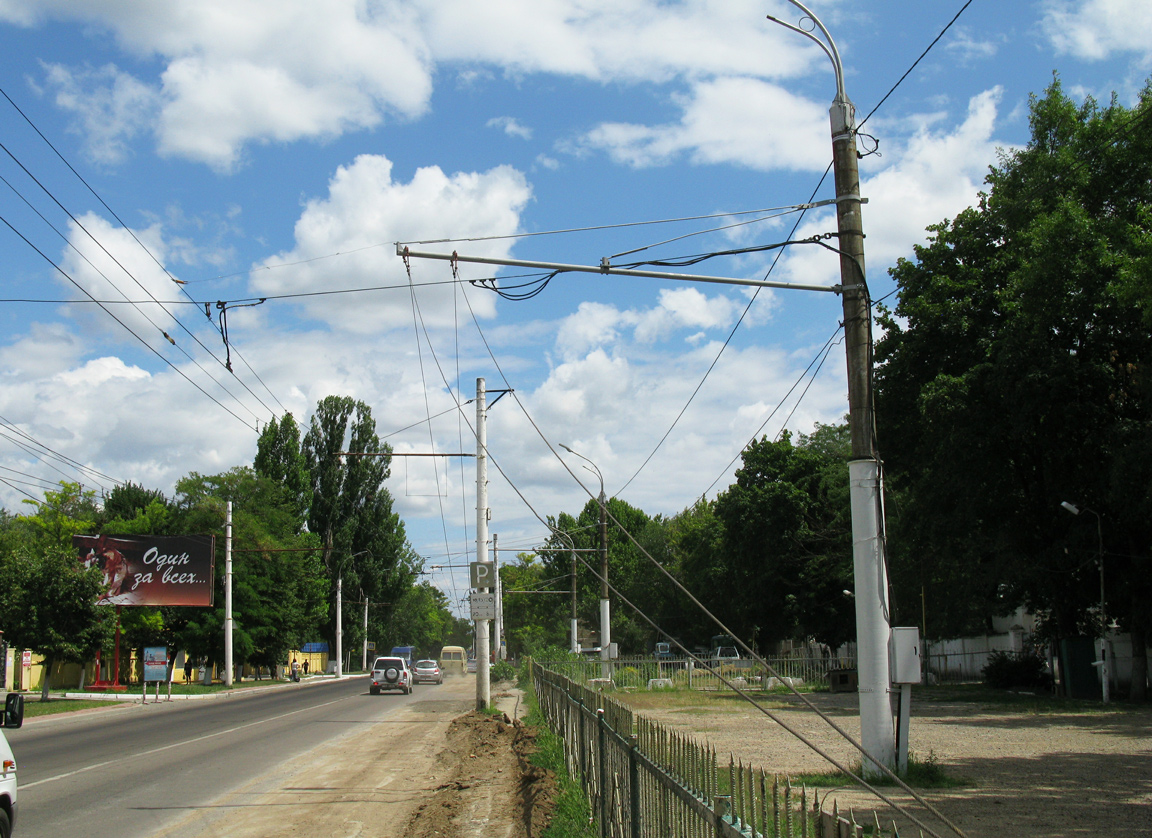 Тирасполь — Троллейбусные линии и инфраструктура