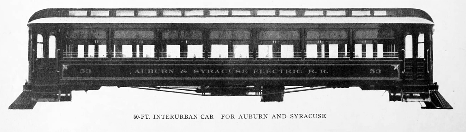 Auburn, NY, Kuhlman interurban motor car č. 53