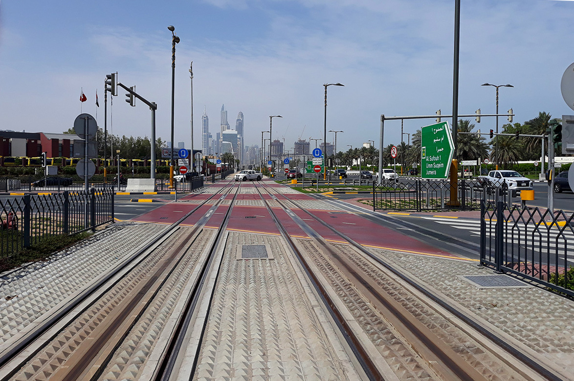 Dubai — Tramway Lines and Infrastructure