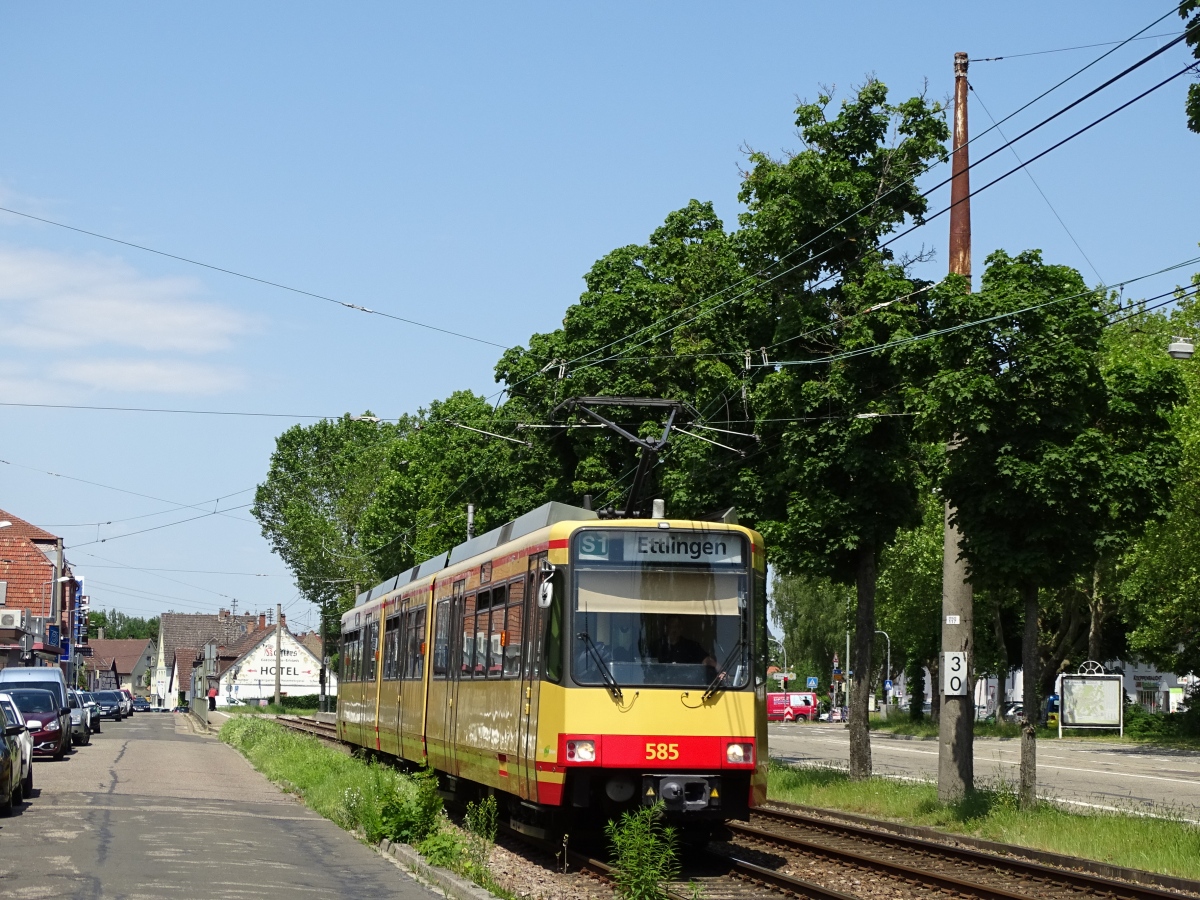 Karlsruhe, Duewag GT8-80C № 585