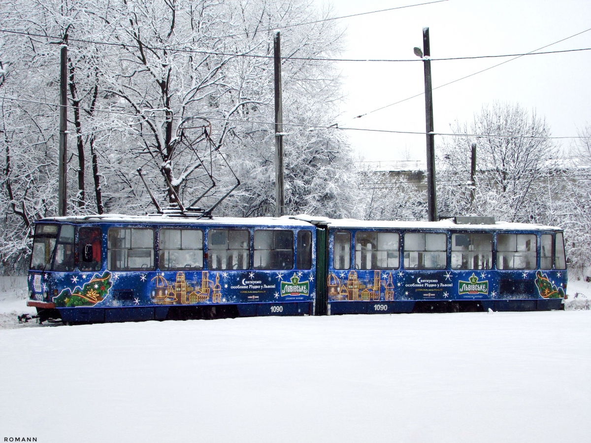 Львов, Tatra KT4SU № 1090