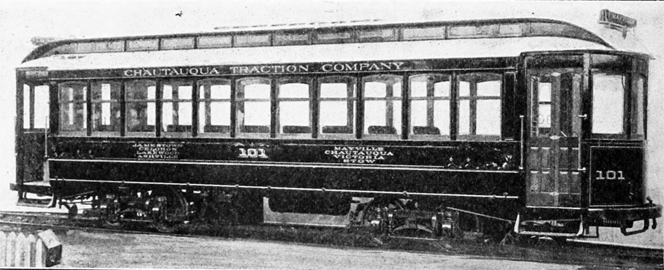 Jamestown, Brill 4-axle motor car Nr. 101