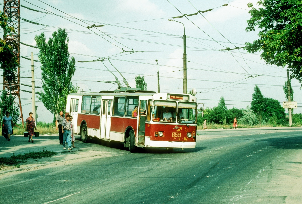 Донецк, ЗиУ-682В-012 [В0А] № 659; Донецк — Фотографии Дэвида Пирсона — 9-12.08.1993