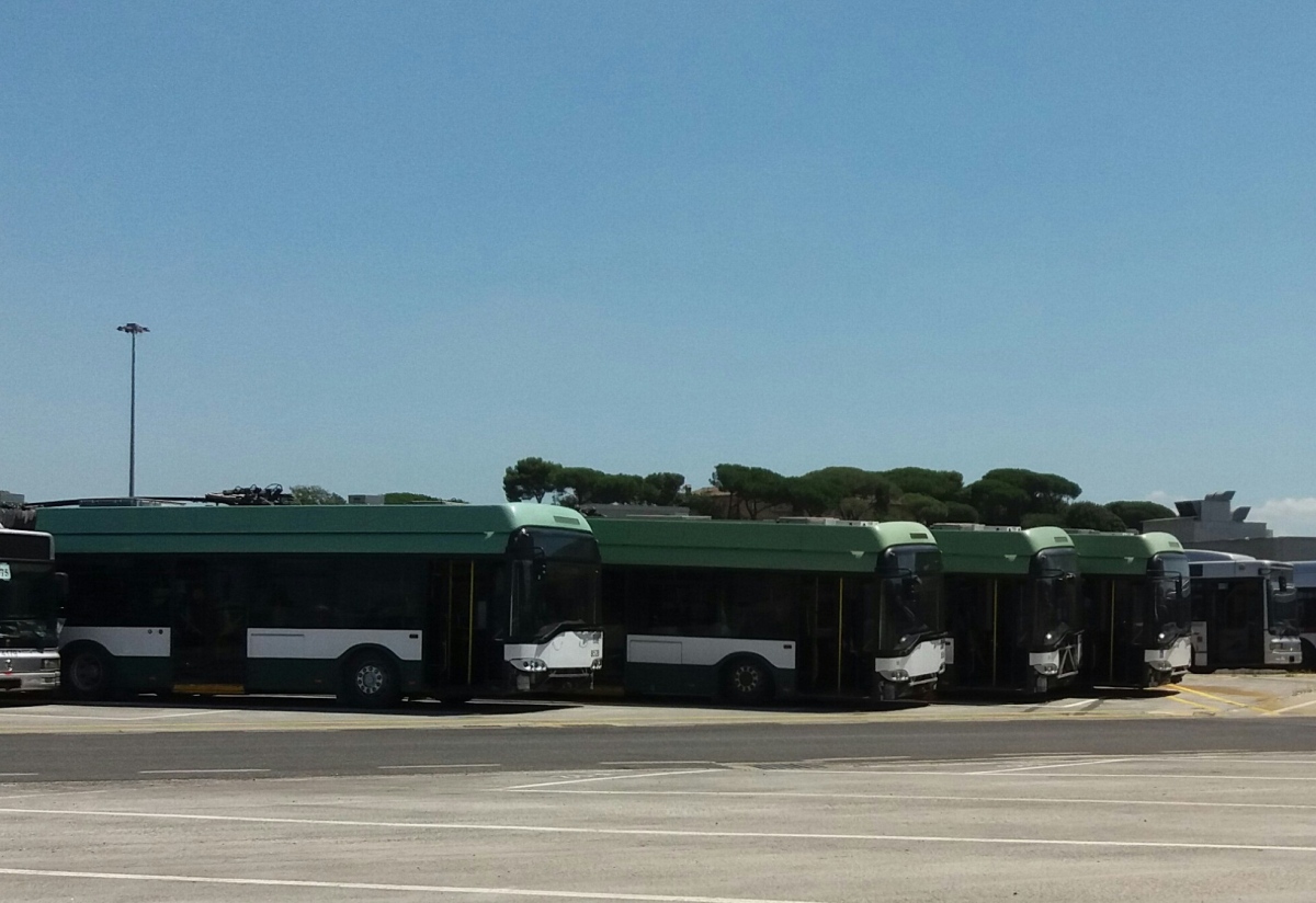 Рим — Tроллейбусное депо: «Тor Pagnotta»