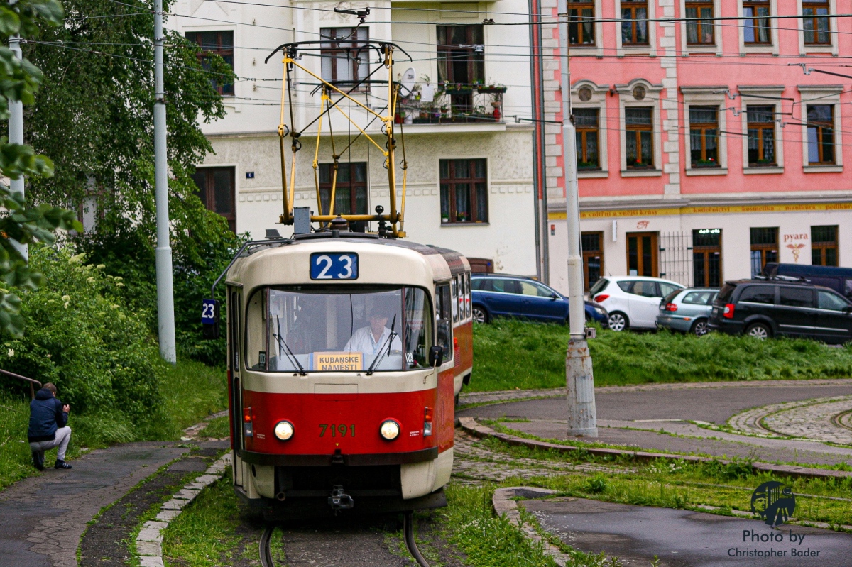 Прага, Tatra T3SUCS № 7191