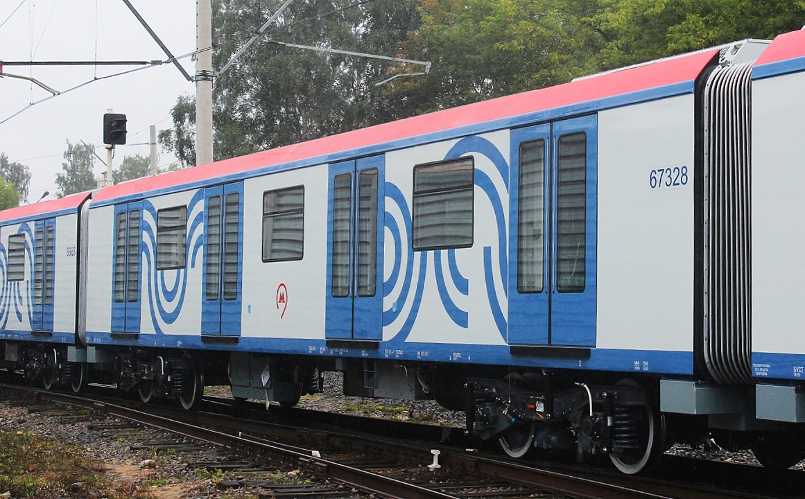 Moscow, 81-767.4 "Moskva 2019" # 67328; Mytishchi — New cars for the Moscow metro