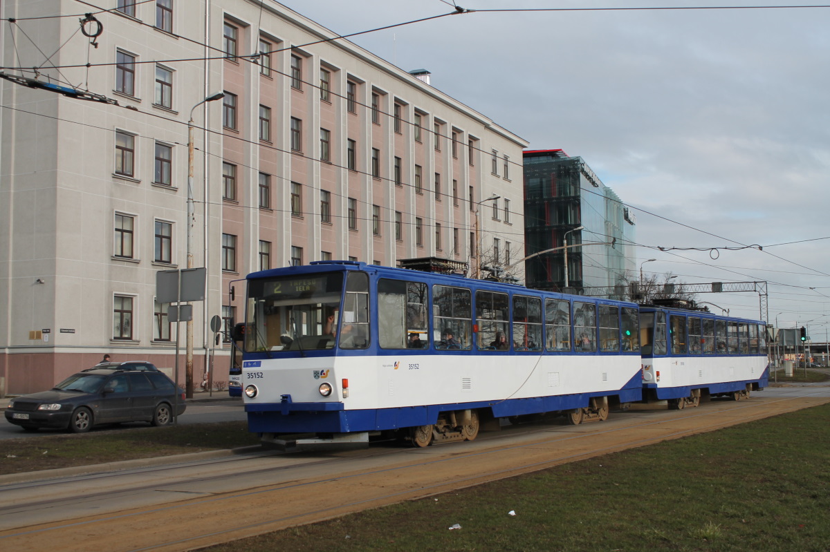 Riga, Tatra Т3MR (T6B5-R) # 35152