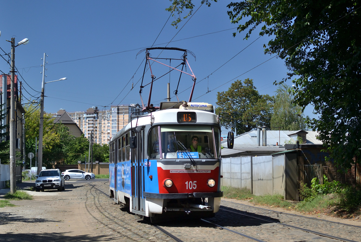 Краснодар, Tatra T3SU КВР МРПС № 105