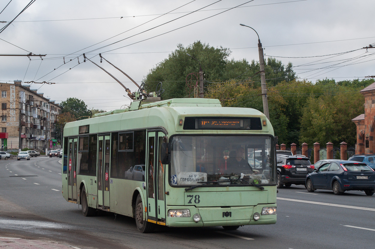 Тверь, БКМ 32102 № 78; Тверь — Троллейбусные линии: Московский район