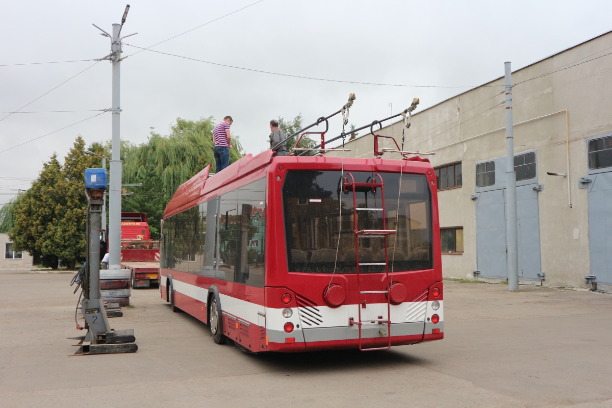 Ivano-Frankivsk, BKM 321 nr. 221; Ivano-Frankivsk — Transportation and testing of BKM 321 trolleybuses
