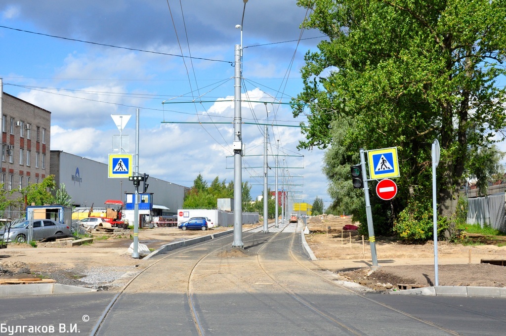 Pietari — Tram lines construction
