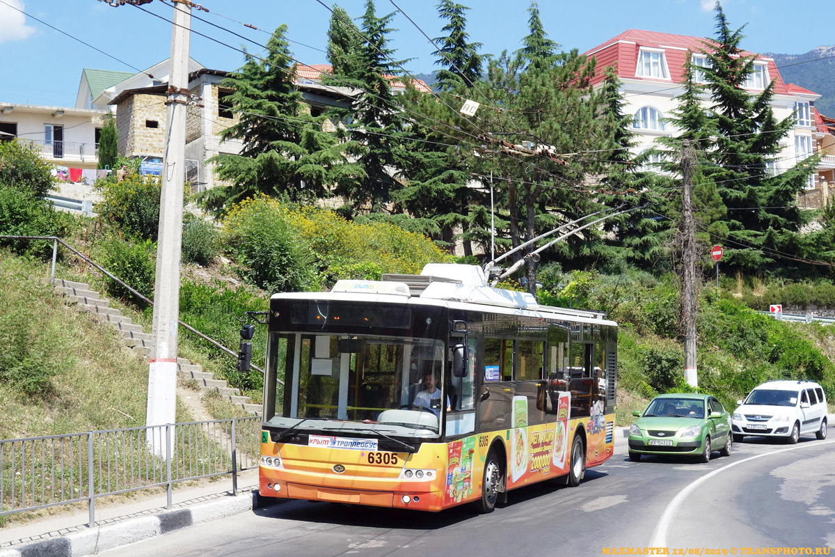 Crimean trolleybus, Bogdan T60111 # 6305