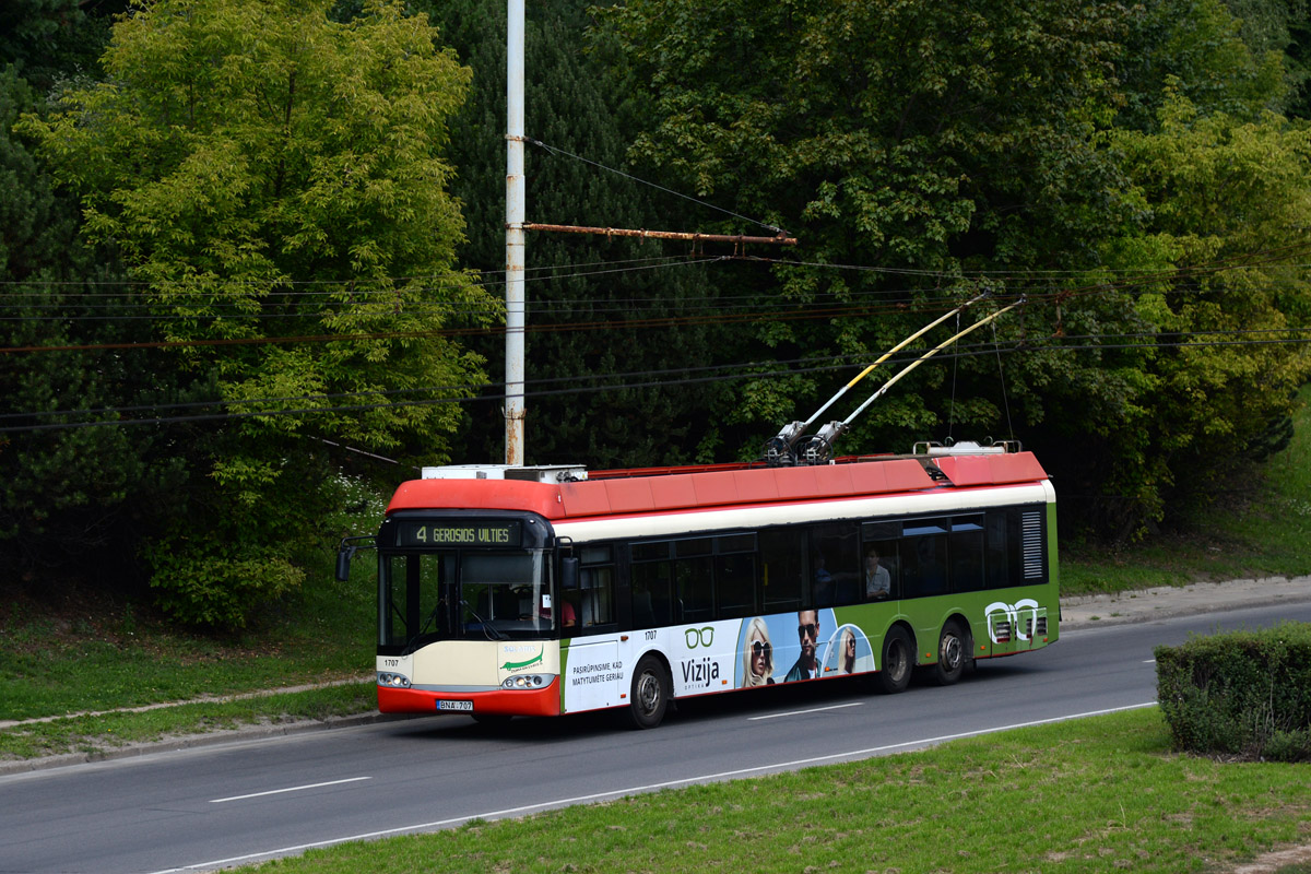 Vilnius, Solaris Trollino II 15 AC č. 1707; Vilnius — Planned service disruptions (detours)