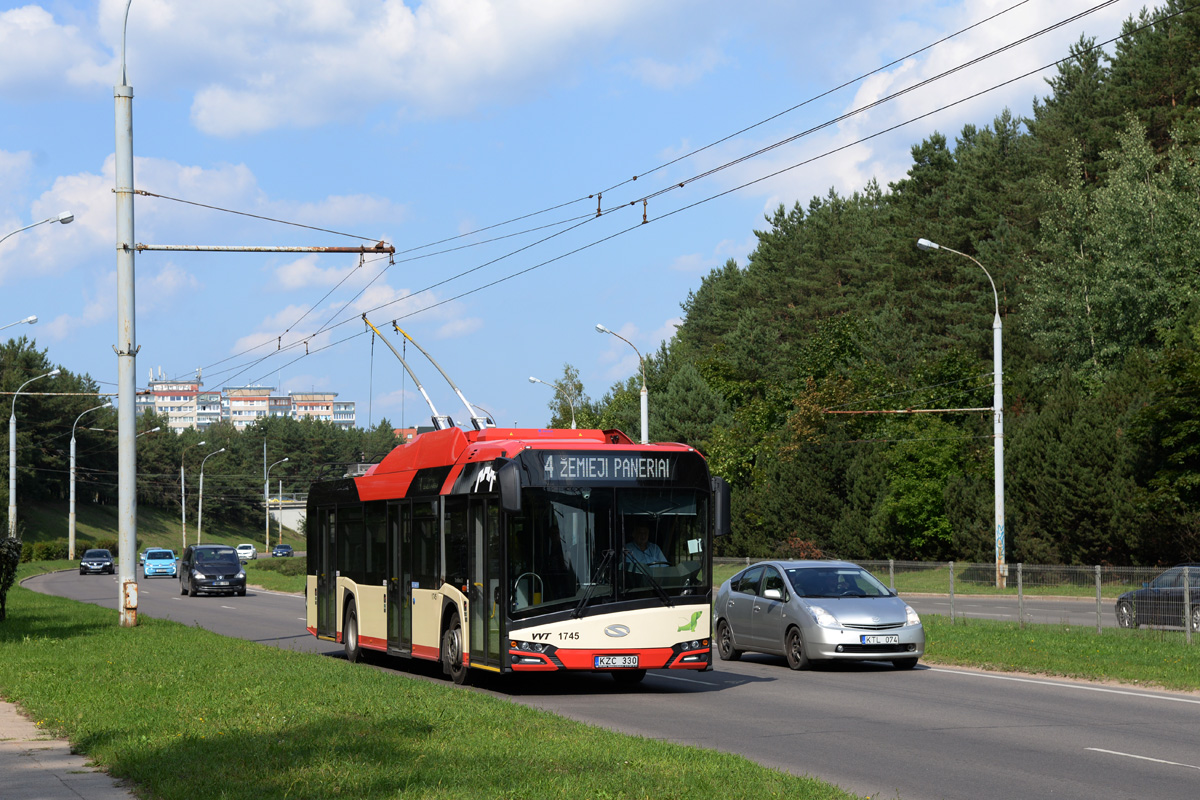 Vilnius, Solaris Trollino IV 12 Škoda # 1745; Vilnius — Planned service disruptions (detours)