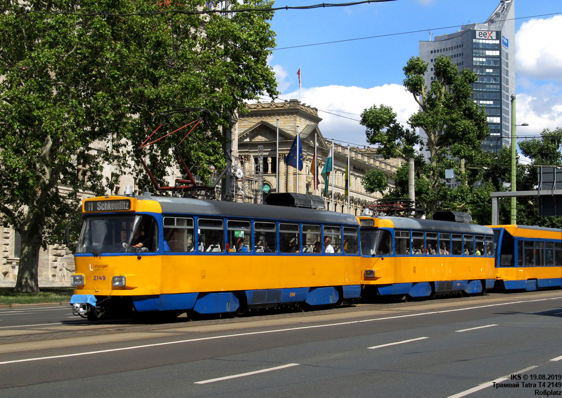 Leipzig, Tatra T4D-M1 nr. 2149