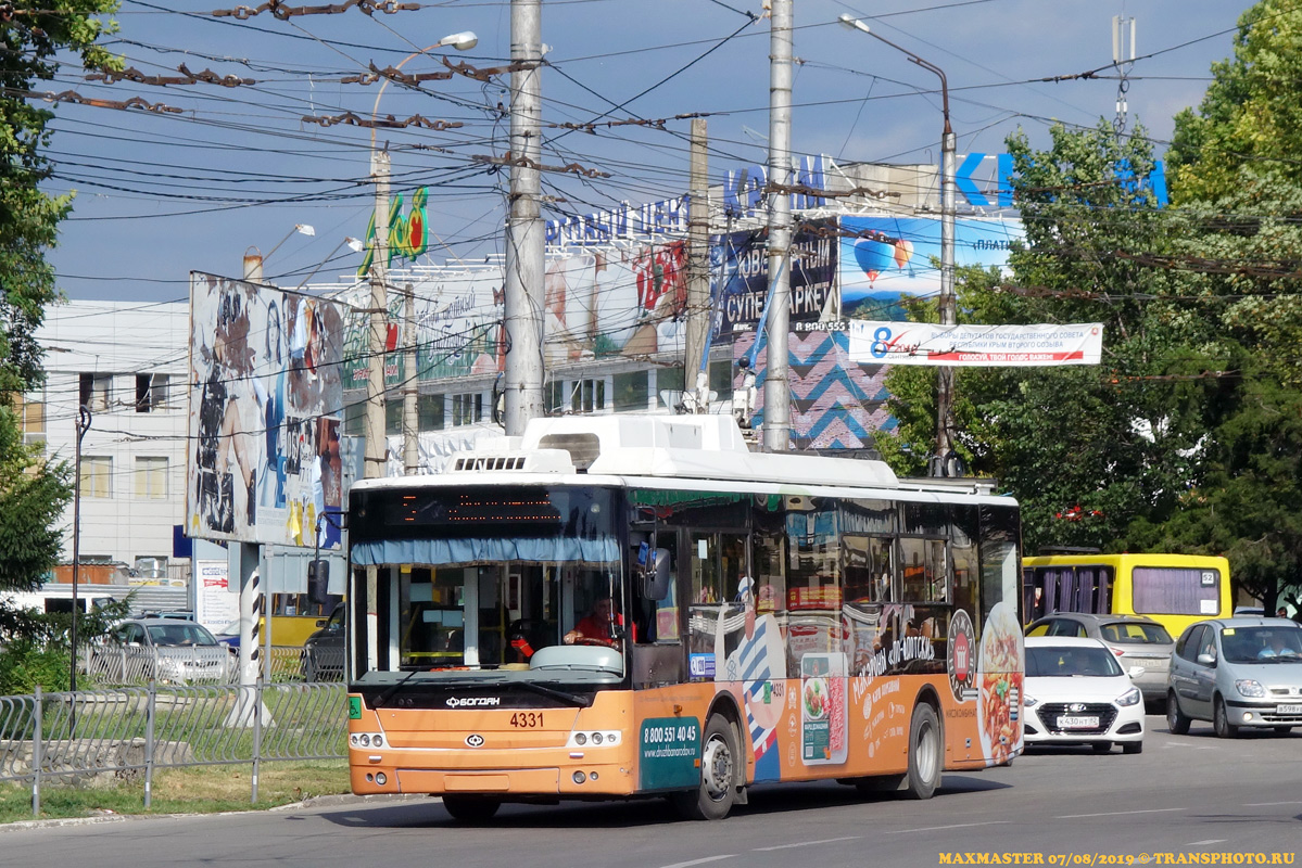 Crimean trolleybus, Bogdan T70110 № 4331