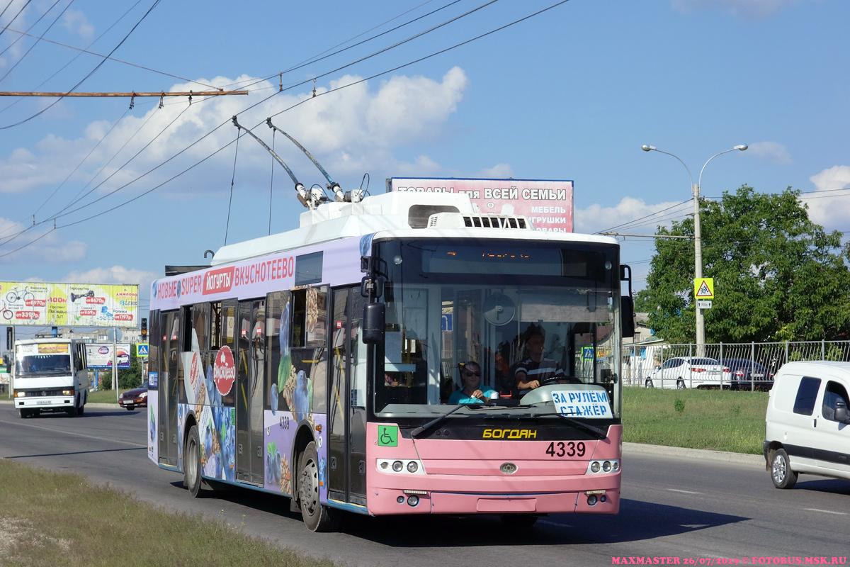 Crimean trolleybus, Bogdan T70110 # 4339