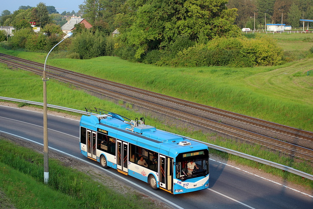 Vitebsk, BKM 32100D N°. 217; Vitebsk — Trolleybuses routs with using of autonomous course