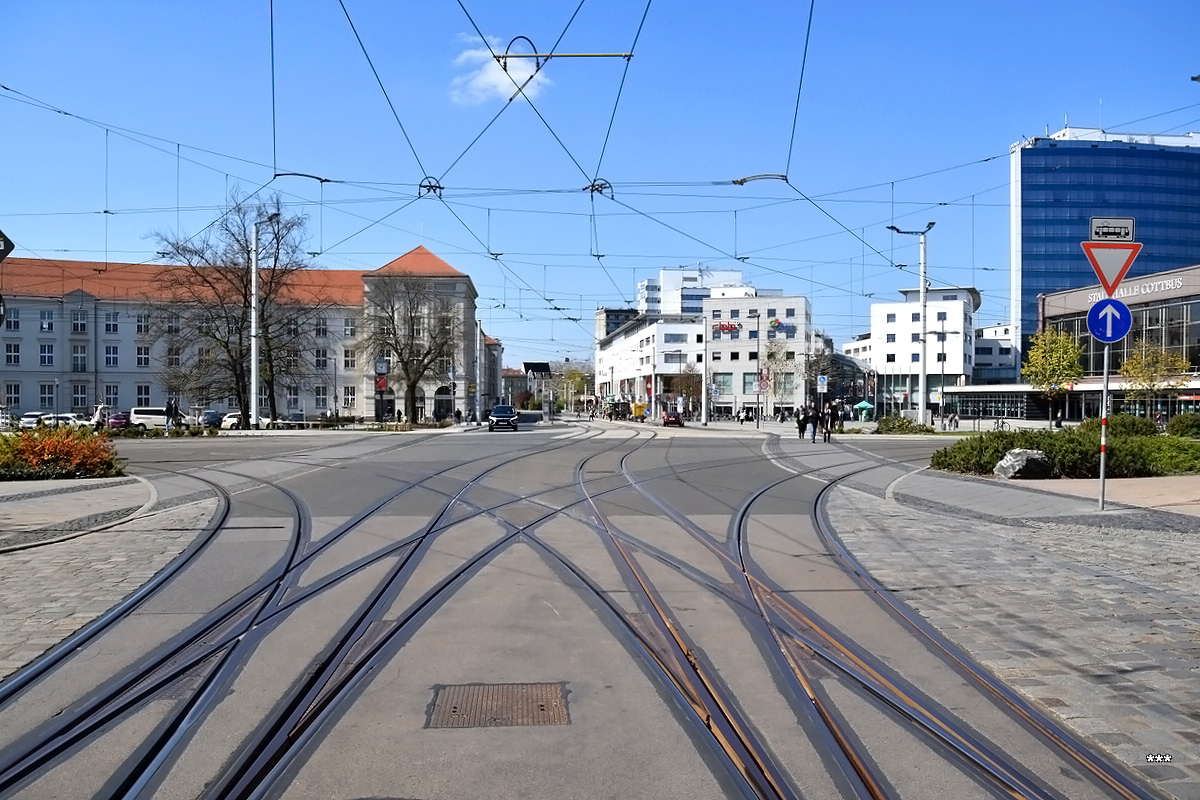 Cottbus — Tram lines and infrastructure
