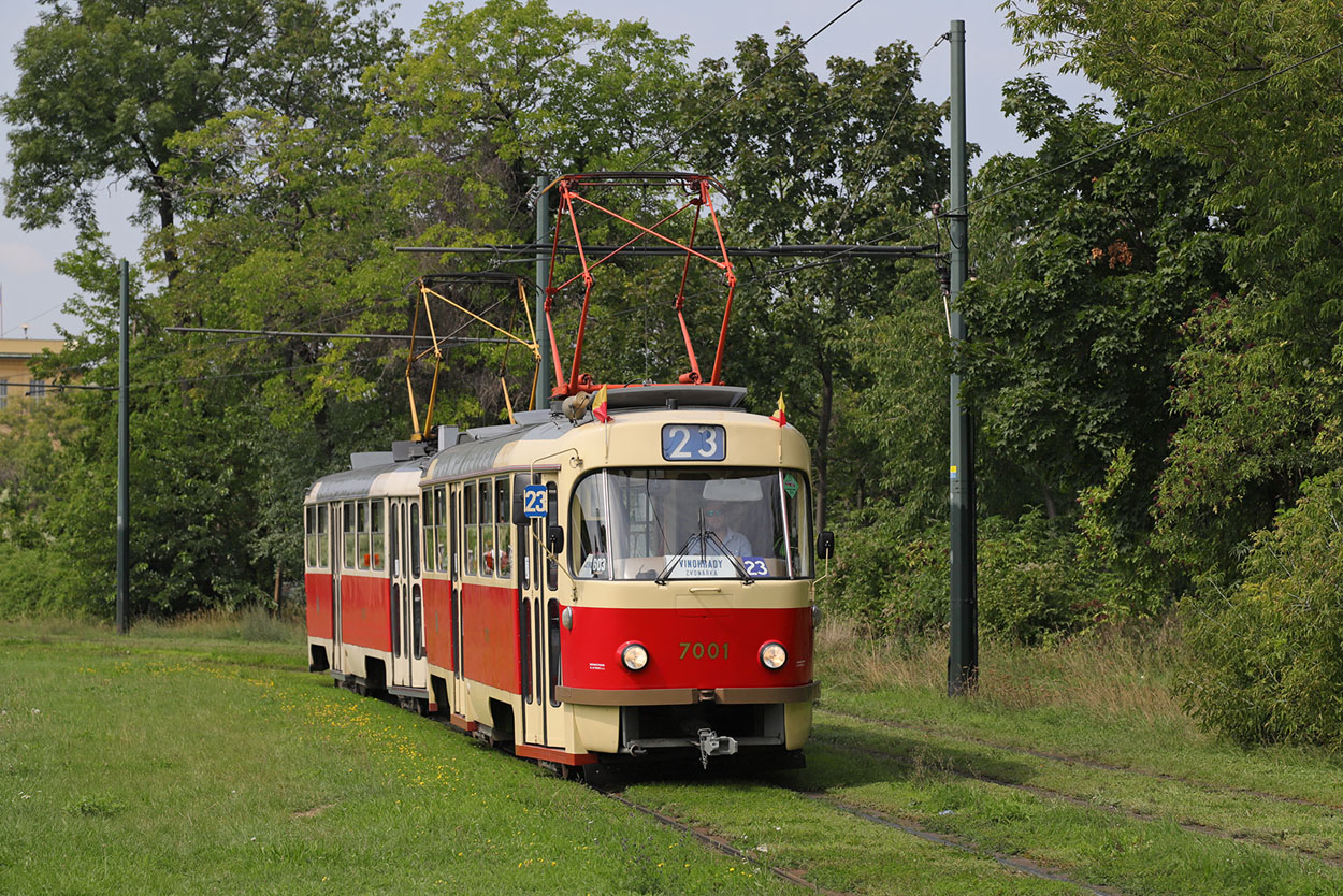 Прага, Tatra T3SU № 7001
