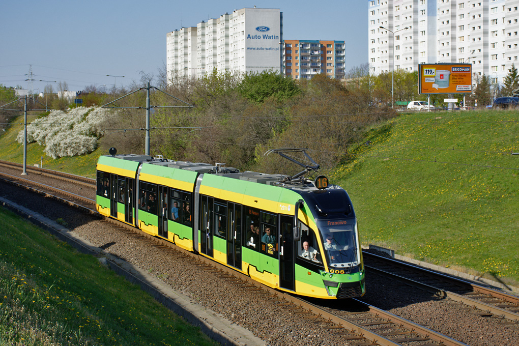 Poznań, Modertrans Moderus Gamma LF 02 AC № 608