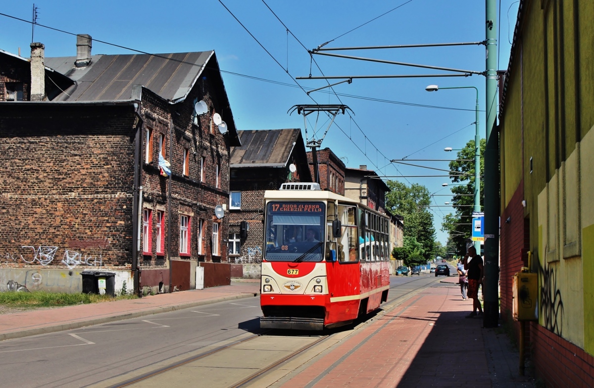 Сілезскія трамваі, Konstal 105N-2K № 677