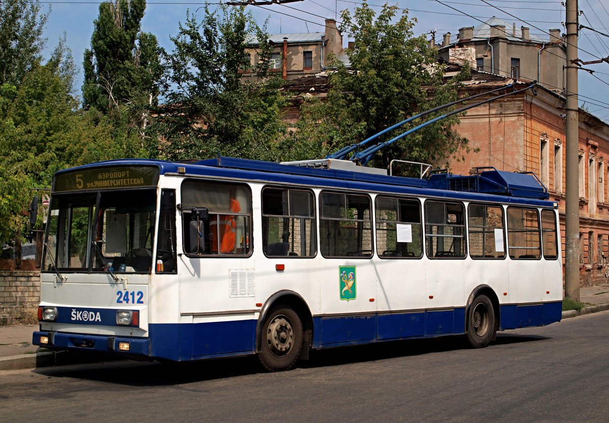 Харьков, Škoda 14Tr18/6M № 2412