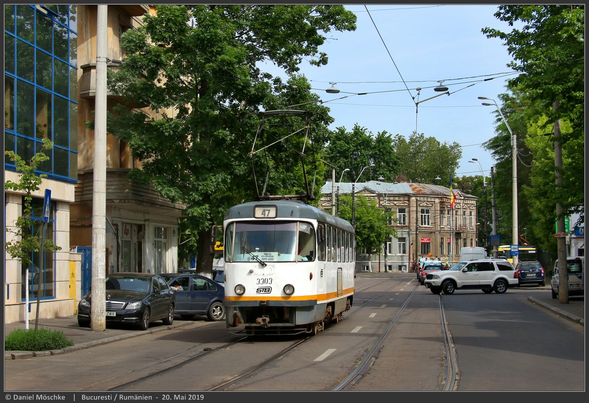 Bukarest, Tatra T4R — 3303