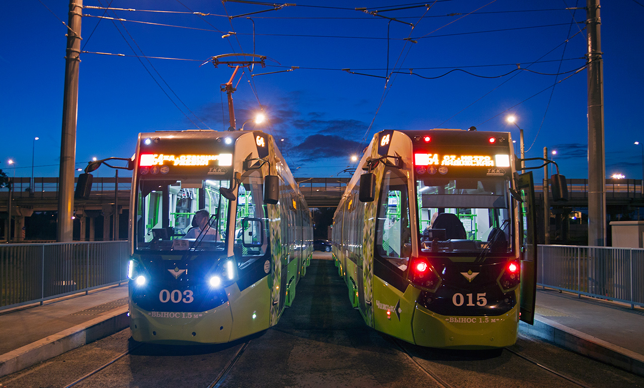 Санкт-Петербург, Stadler B85600M № 003; Санкт-Петербург, Stadler B85600M № 015