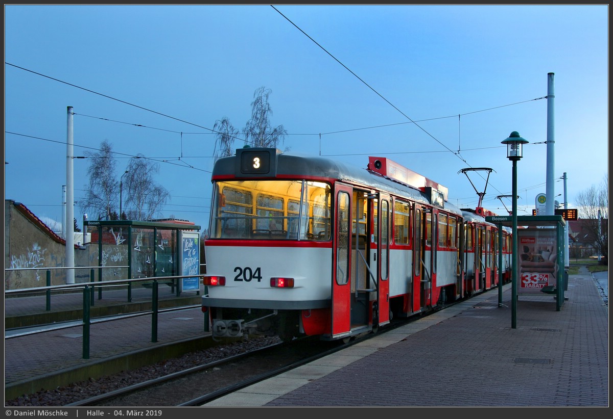 Галле, Tatra B4DC № 204