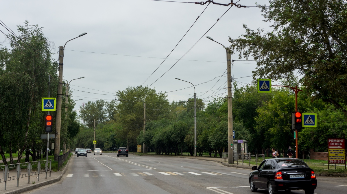 Красноярск — Законсервированные троллейбусные линии