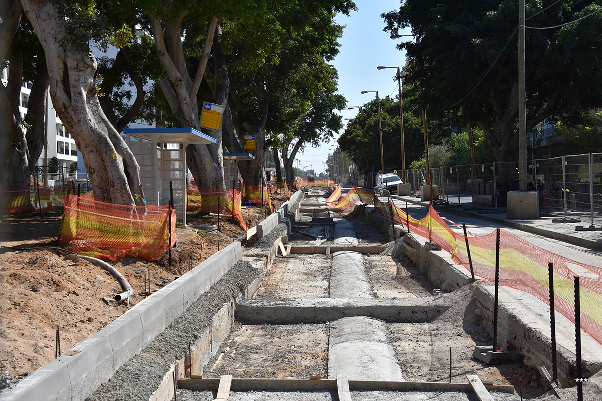 Tel-Aviv-Jaffa — Construction of the red line Light Rail