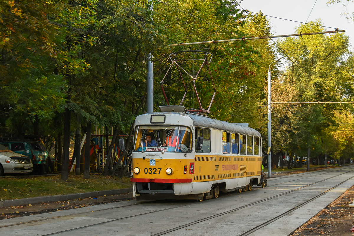 Москва, Tatra T3SU № 0327