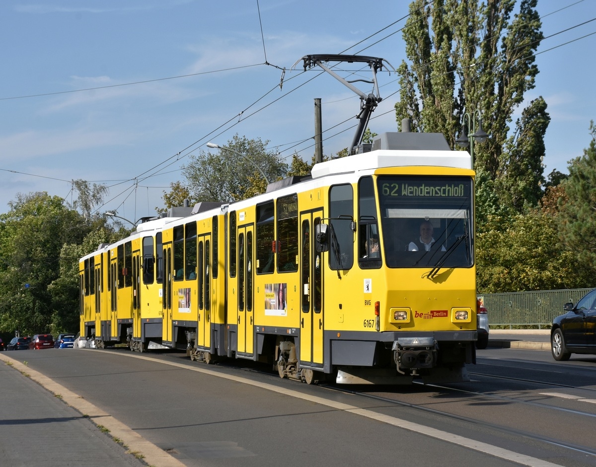 Берлин, Tatra KT4DM № 6167