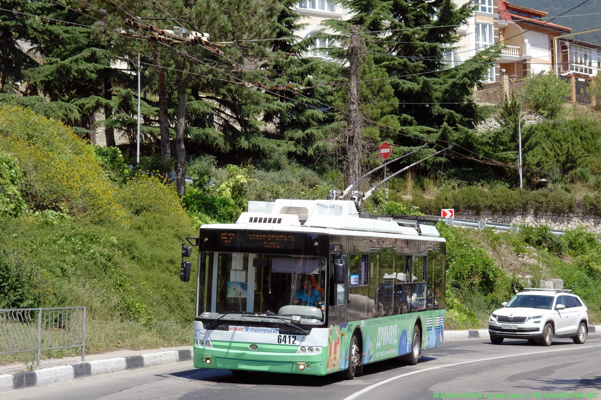 Крымский троллейбус, Богдан Т70115 № 6412