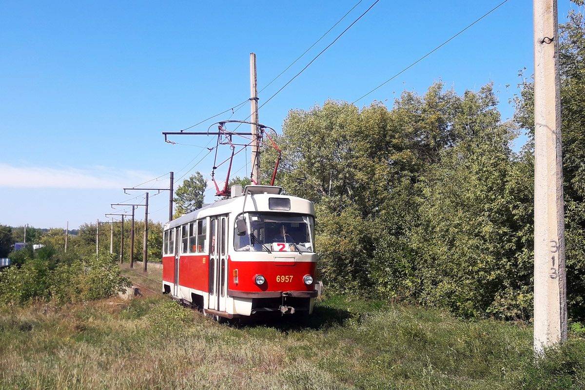 Дружковка, Tatra T3SUCS № 6957