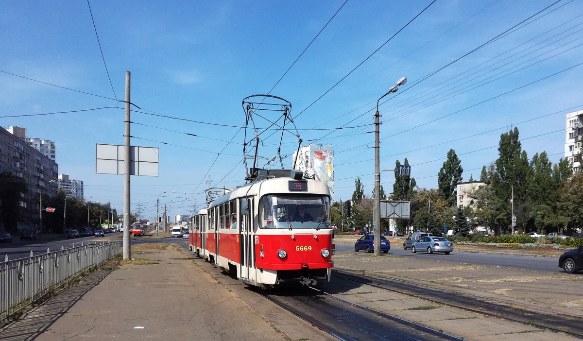Київ, Tatra T3SUCS № 5669