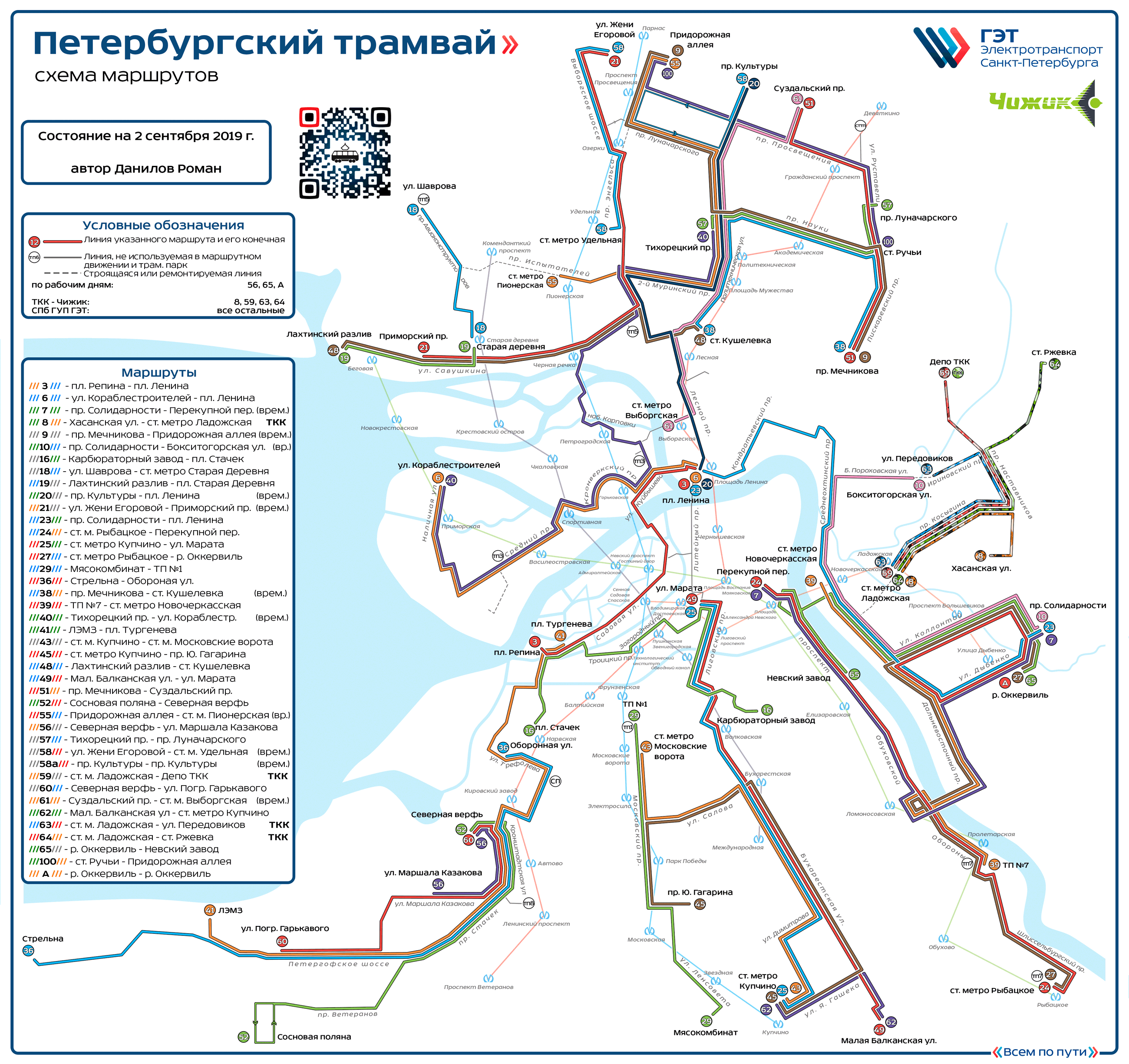 Санкт-Петербург — Общегородские схемы