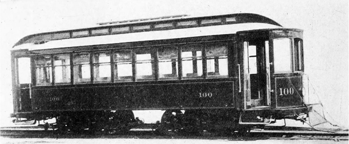 Buffalo, Brill 4-axle motor car # 100