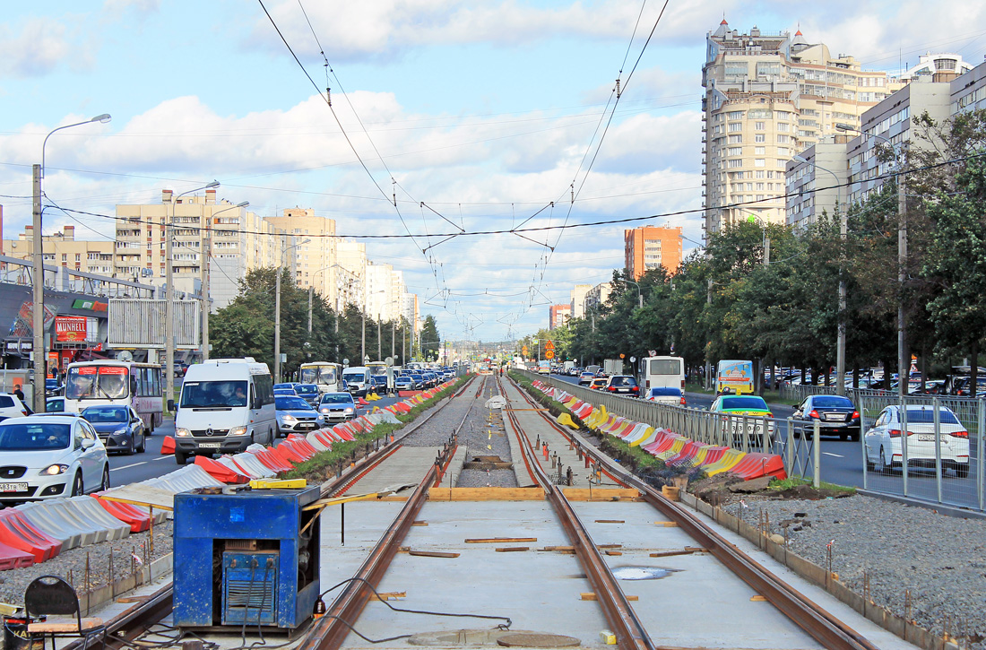 Sankt-Peterburg — Track repairs