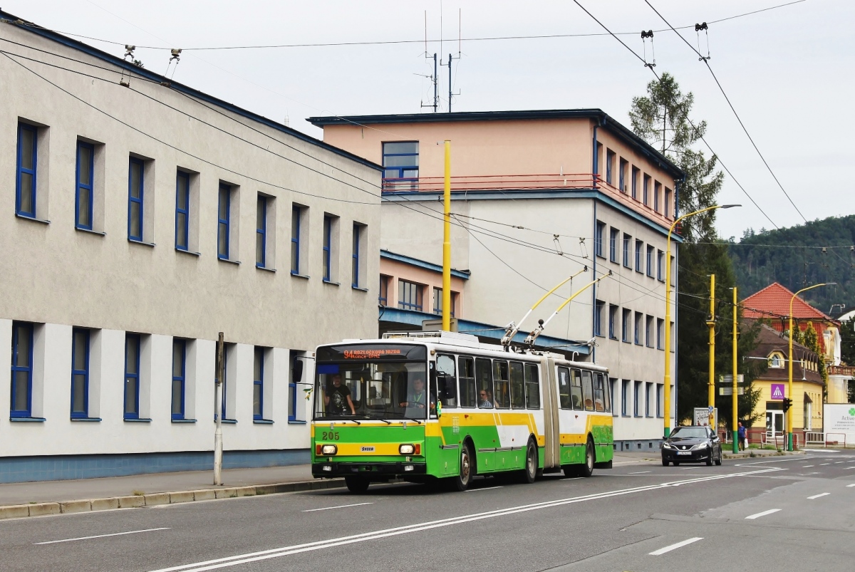 Жилина, Škoda 15Tr10/7 № 205; Жилина — Церемония прощания с троллейбусами Шкода 14Tr & 15Tr (17.08.2019)