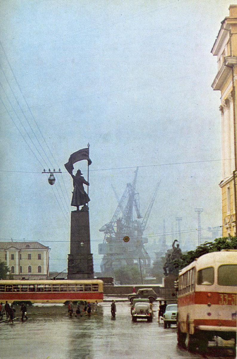 Vladivostok — Historic Photos — Tramway (1946-1970)